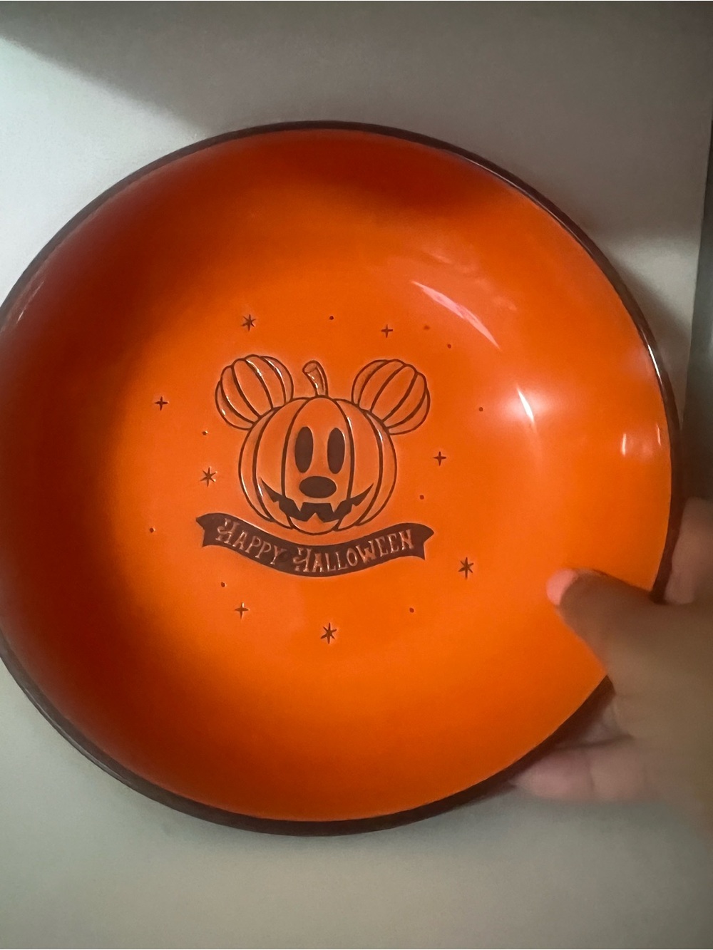 Halloween Orange Pumpkin Party Bowl - Happy Halloween